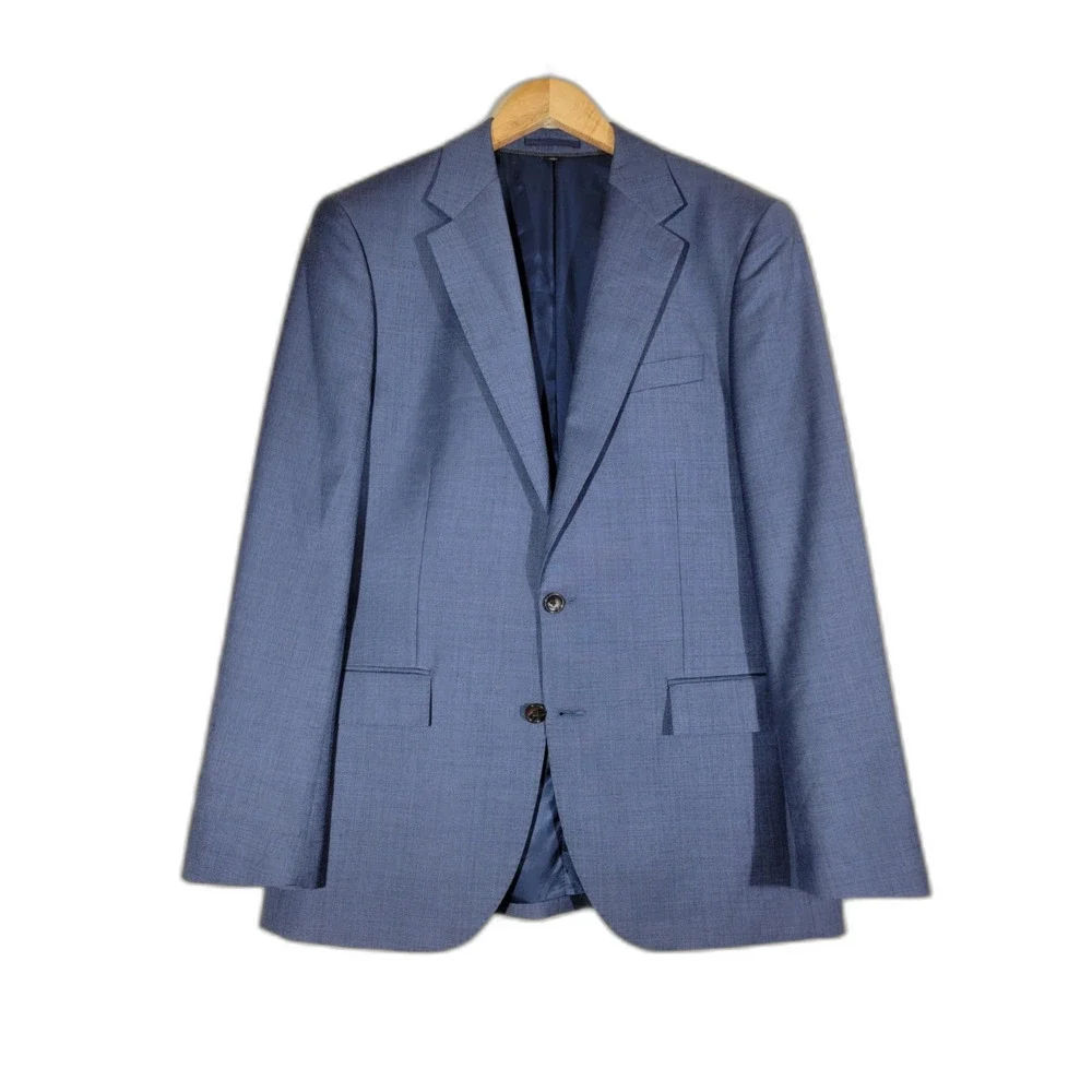 J Crew Ludlow Wool Navy Blue Sport Coat Suit Jacket Blazer - 40R